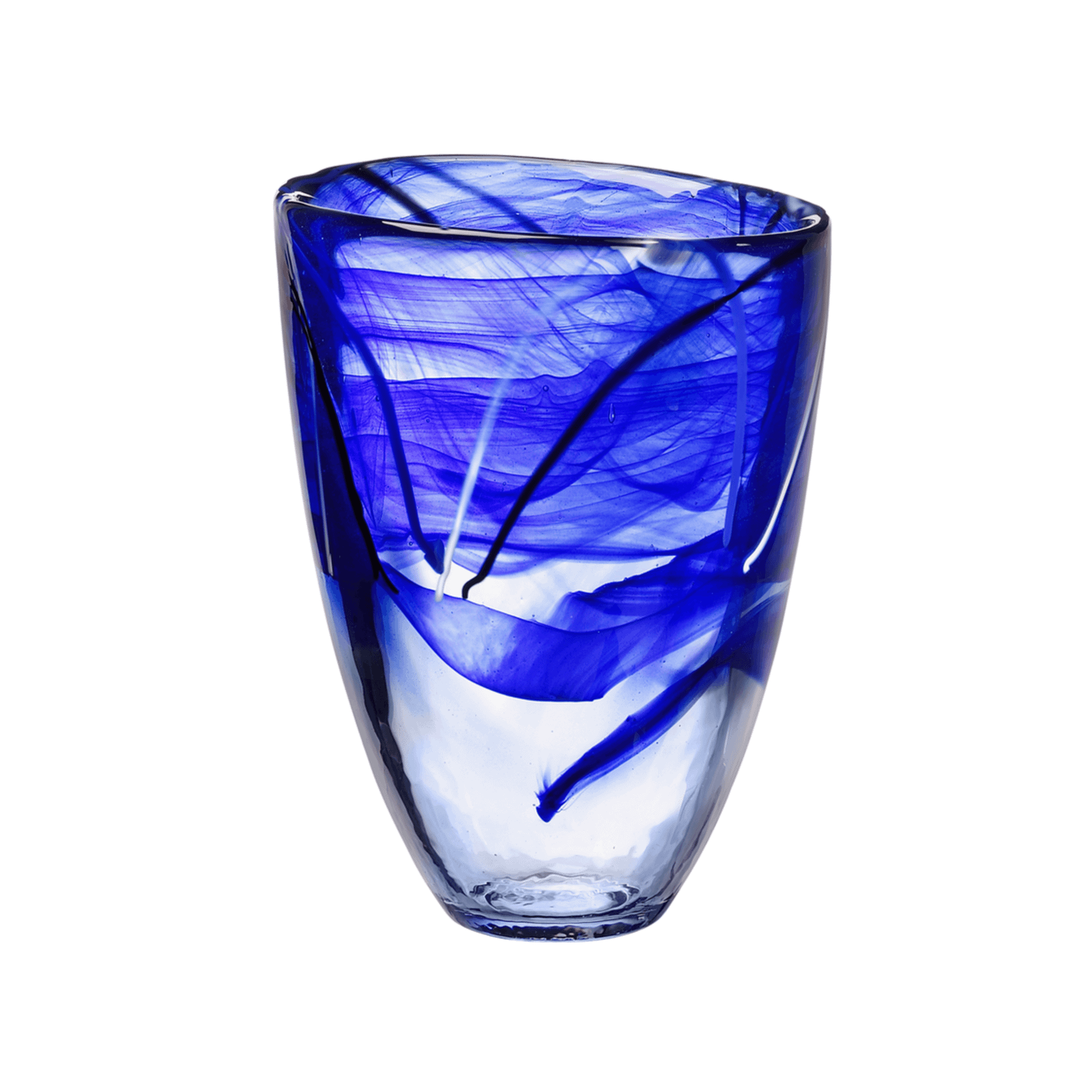 Contrast Blue Vase