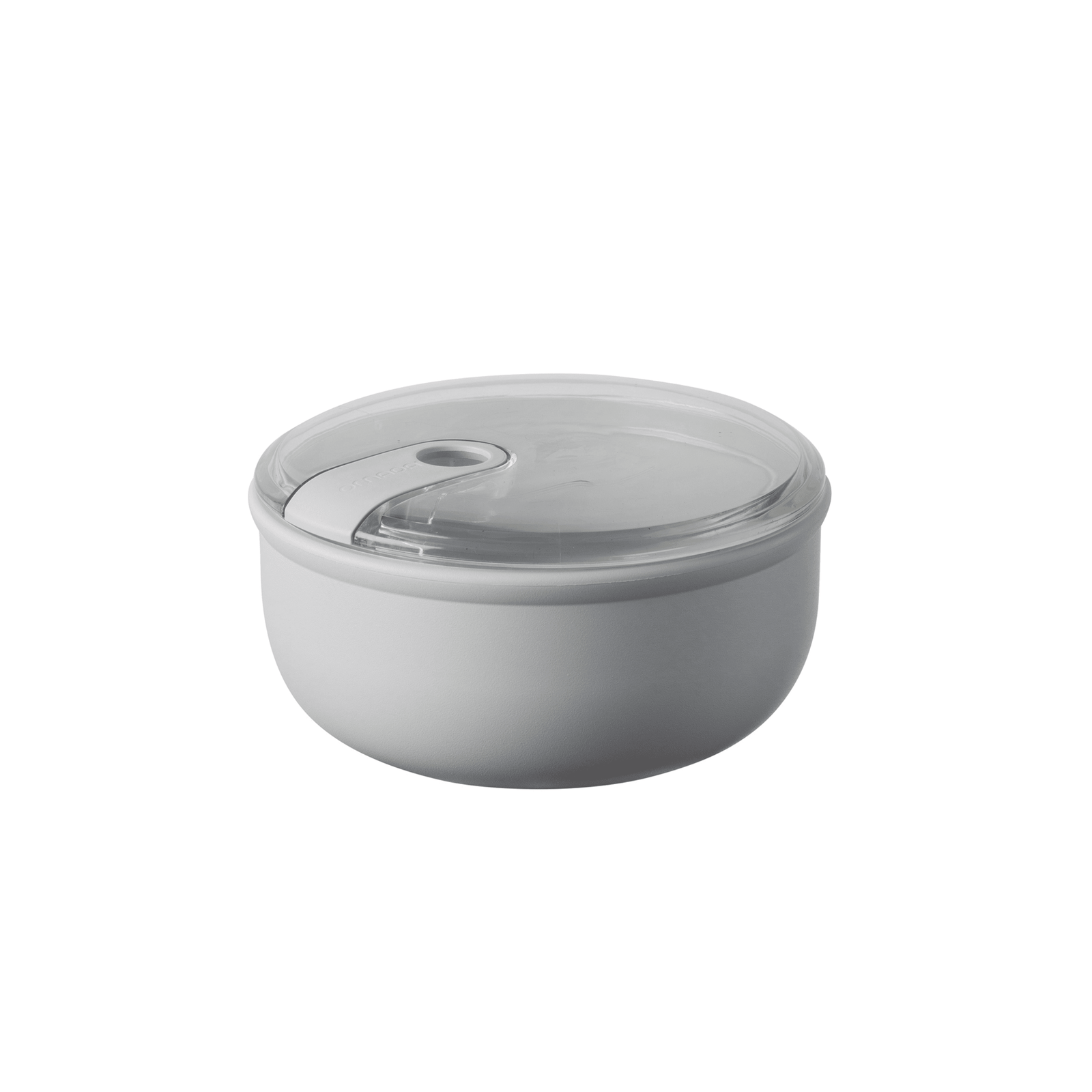 Pull Box Round Medium Grey Container