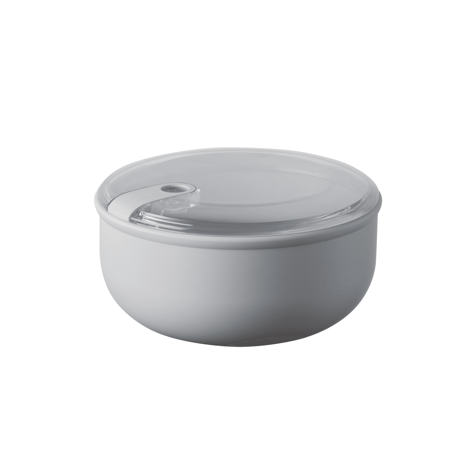 Pull Box Round Large Grey Container