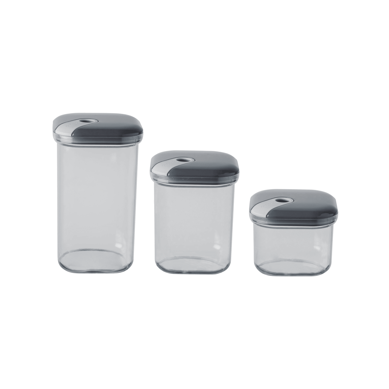 Pull Box 3 Jar Set Anthracite